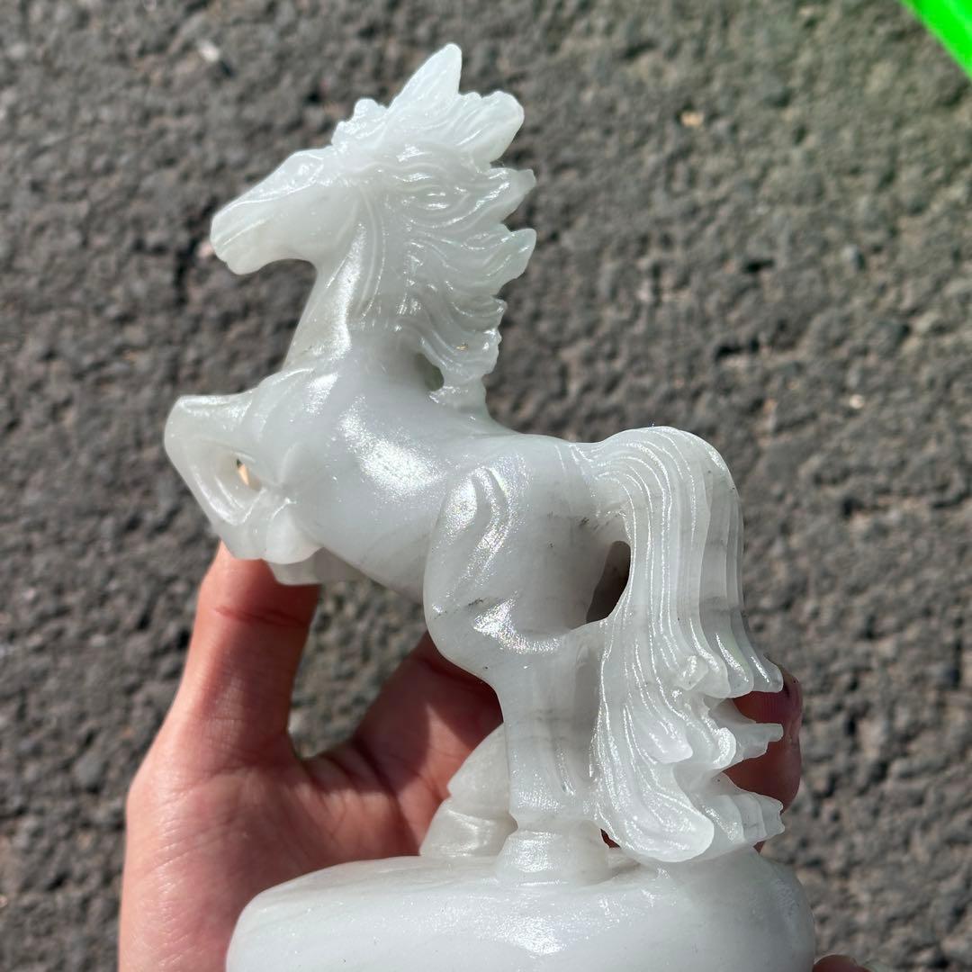 天然石エンジェルライトの馬　ご購入前に在庫確認必要G.155
