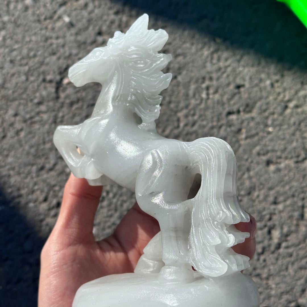 天然石エンジェルライトの馬　ご購入前に在庫確認必要G.155