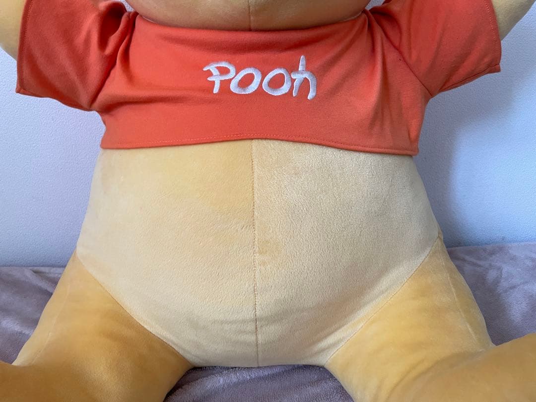 特大 くまのプーさん ぬいぐるみ 高さ70cm 奥行50cm 幅60cm