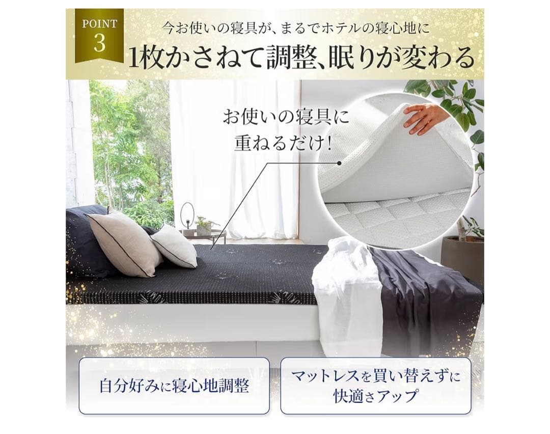 GOKUMIN プレミアム高反発マットレス ホワイト