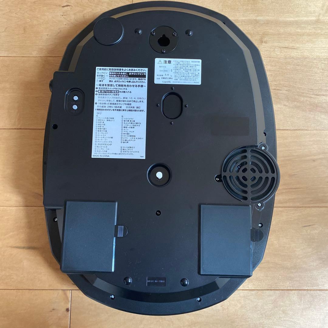 新品未使用　からくり 電波時計　掛け時計　リズム　スモールワールド　ノエルM