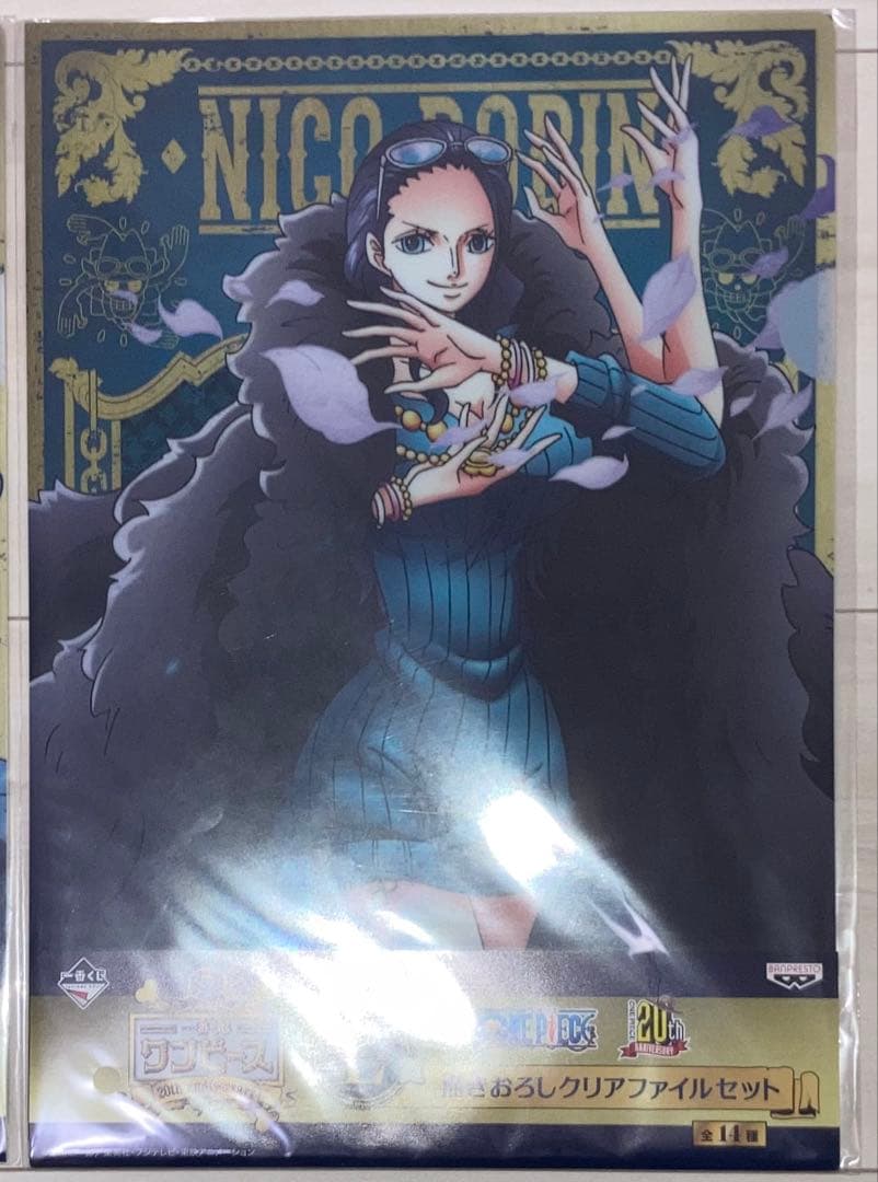 新品・未開封☆一番くじ ワンピース 20th☆クリアファイルセット