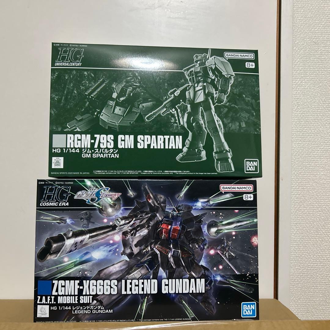 hg レジェンドガンダム　hgスパルタン
