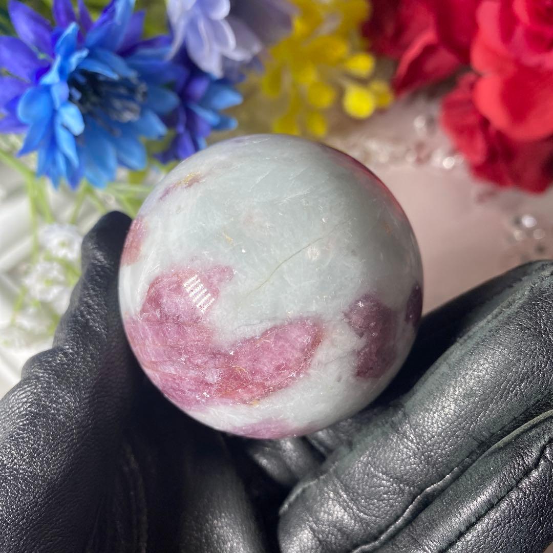 ピンクトルマリン スフィア 50.8mm