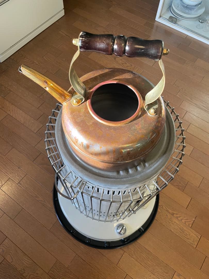 シンプレックス 銅製クラシックやかん 木製ハンドル付き