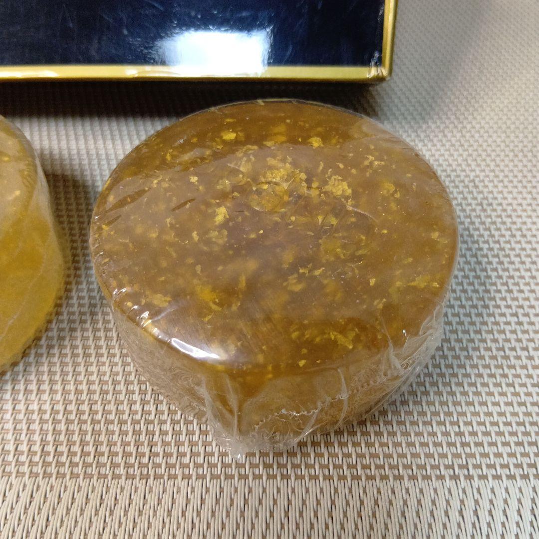 ★ プロンドゴールドソープIII. No.13〈金箔入枠練石鹸〉120g✕3個入