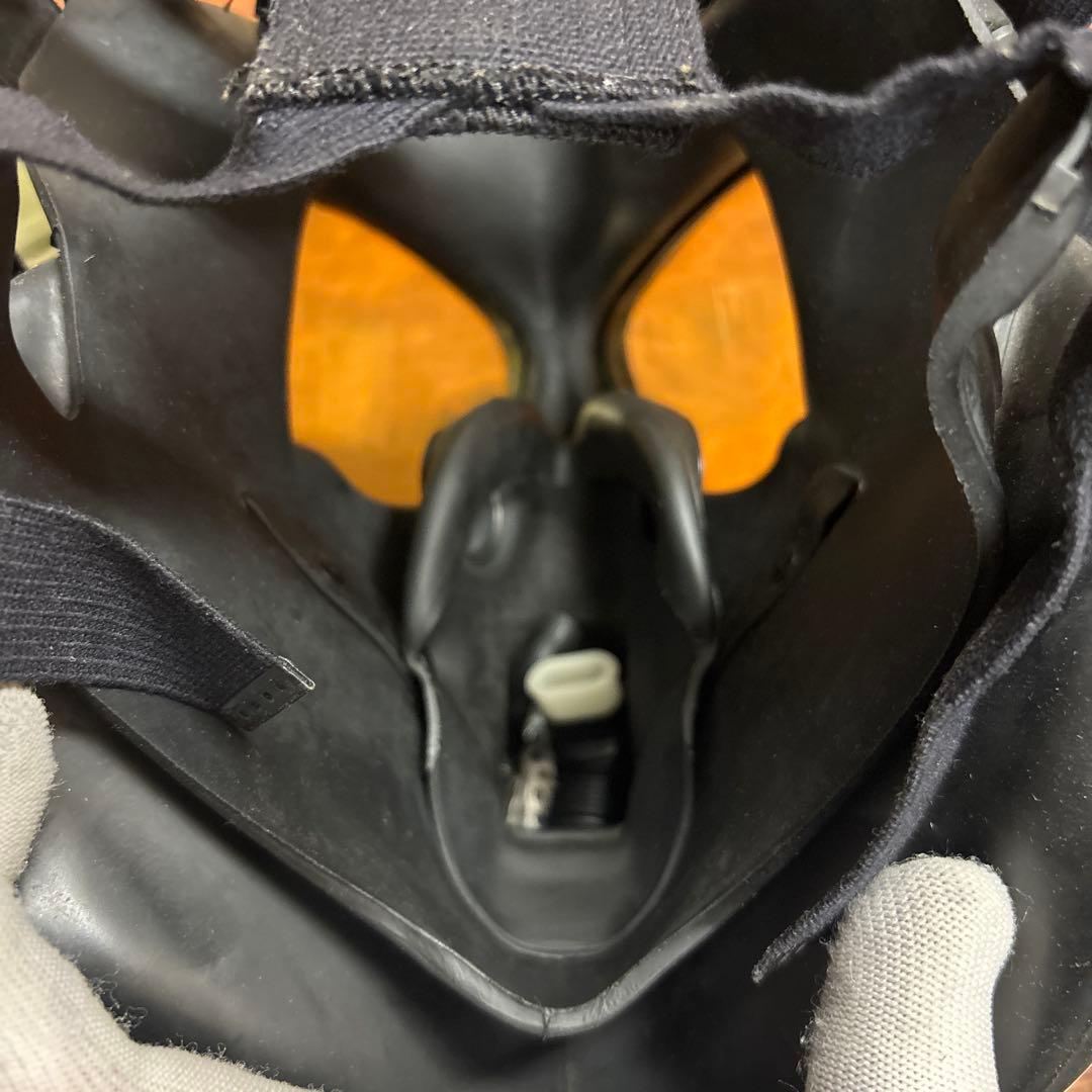 ガスマスク 黒 調整可能ストラップ 収納バッグ付き 0205o233 - メルカリ
