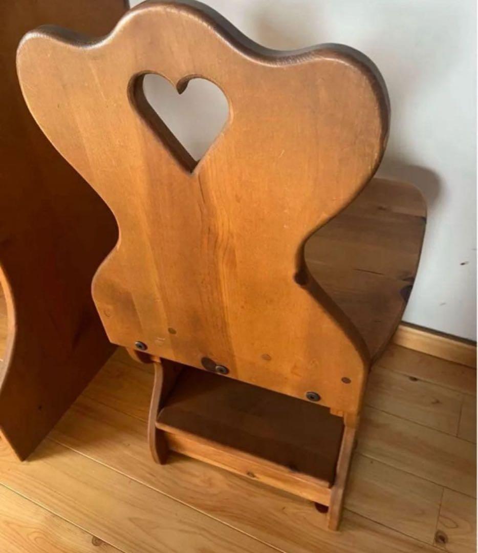 勉強机 木製 デスク 机 ナチュラル テーブル 学習机 天然木　カントリー　家具