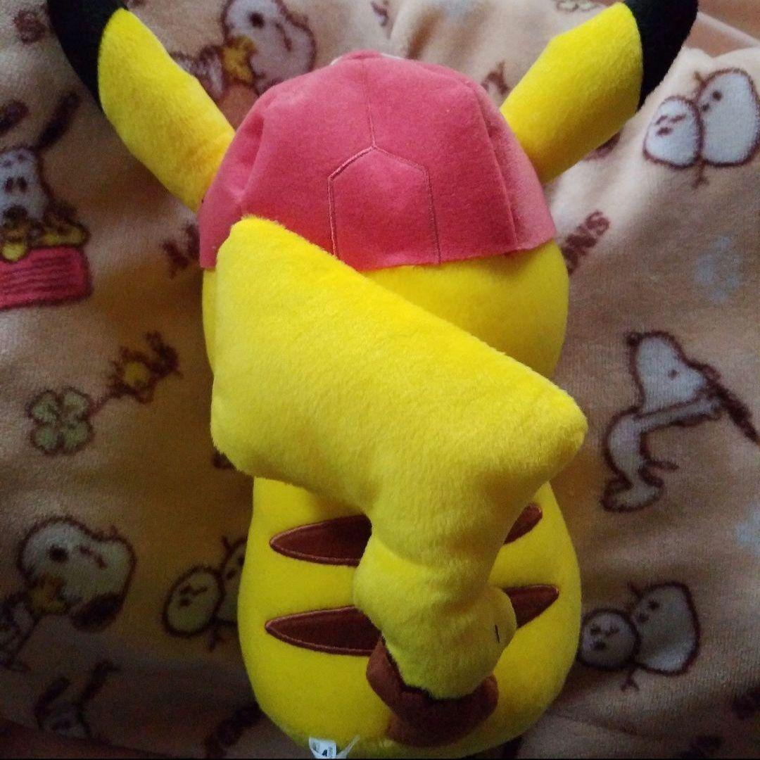 サトシの帽子をかぶったピカチュウのぬいぐるみ ☆ - メルカリ