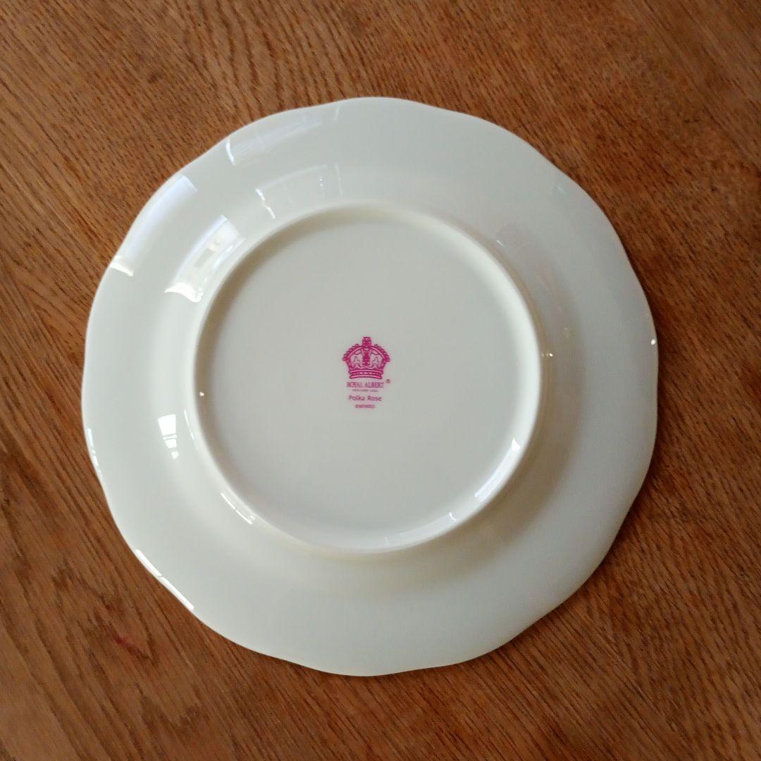 ロイヤルアルバート　ポルカローズ　プレート　20.5cm　新品未使用