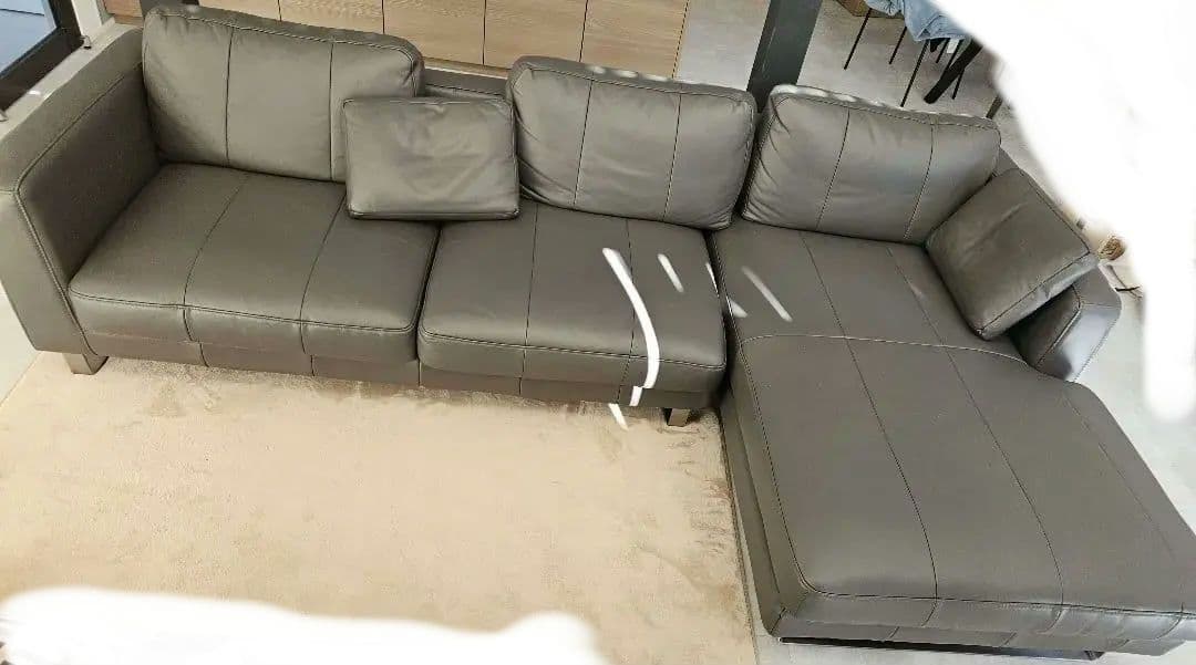 アルモニアカウチソファ フレストコーチ 本革 - メルカリ