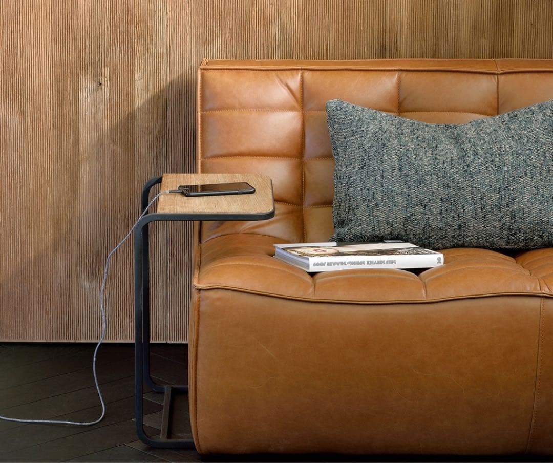 Ethnicraft エスニクラフト サイドテーブル オーク ブラックスチール