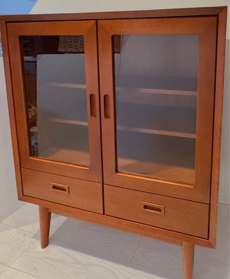 カリモク60 カップボード　送料込 美品！　短期出品
