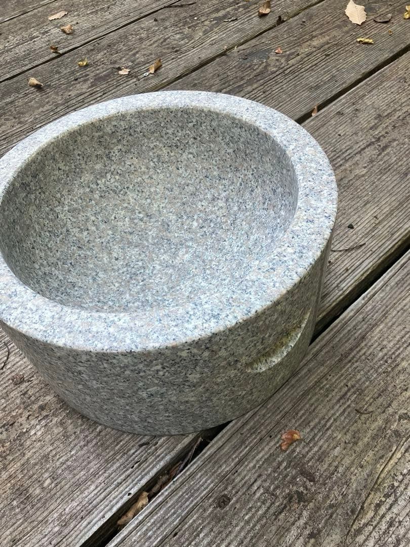 餅つき臼と木製杵のセット