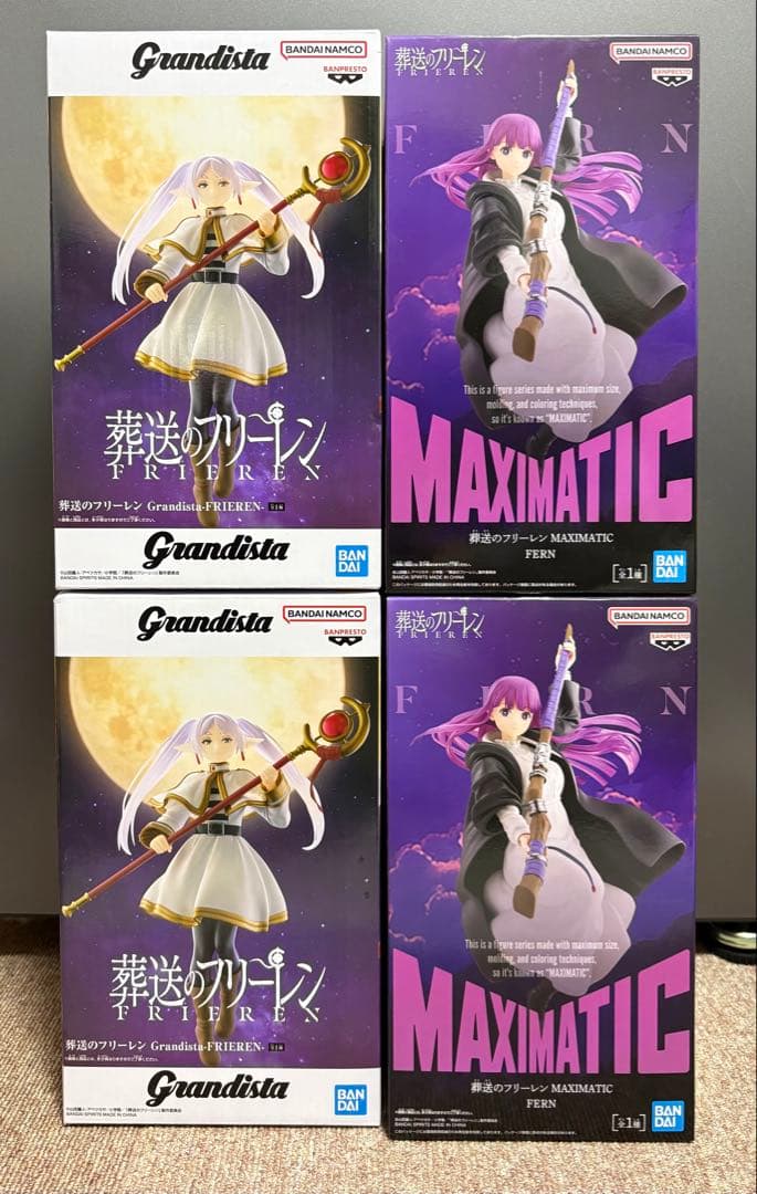 葬送のフリーレン フリーレン＆フェルン Grandistaフィギュア 4体