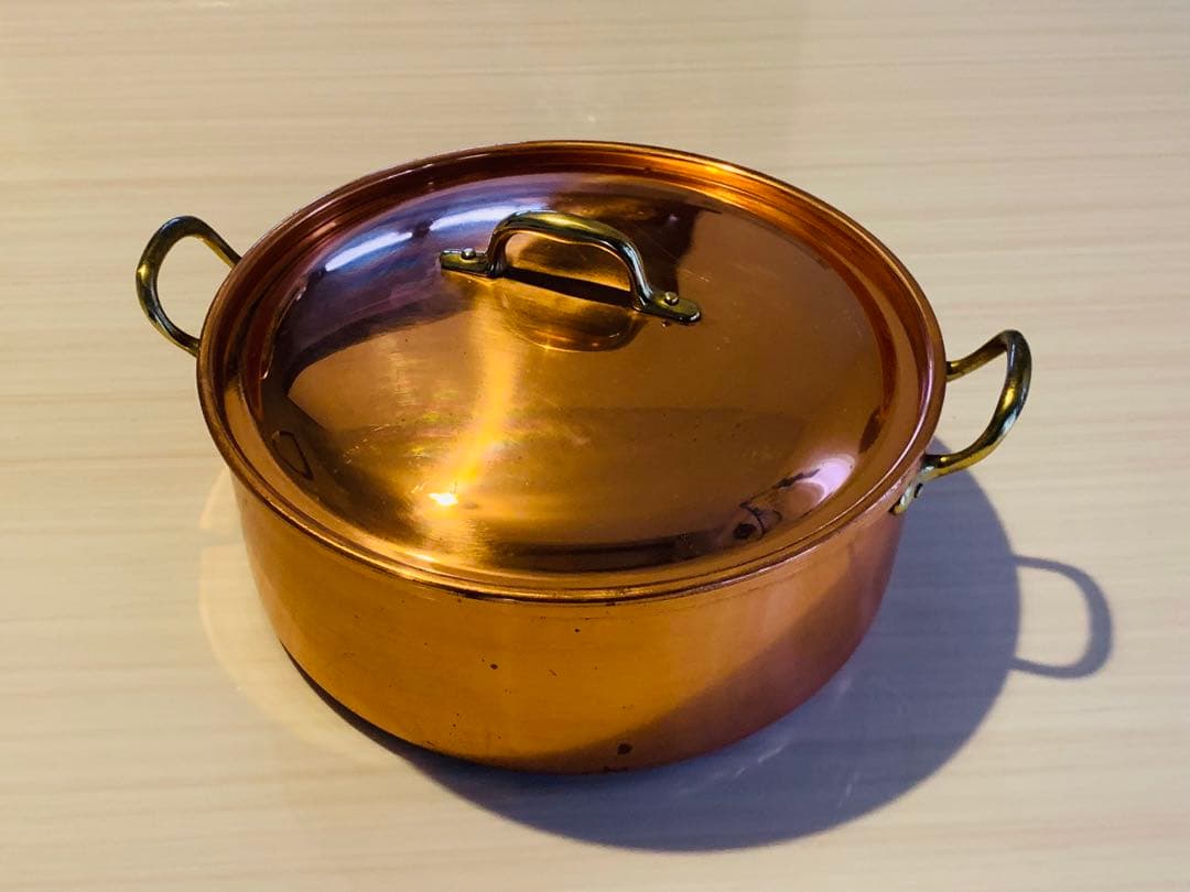 ★TAGUS ターガス 両手鍋 20cm 銅鍋 煮込鍋 調理器具 未使用★