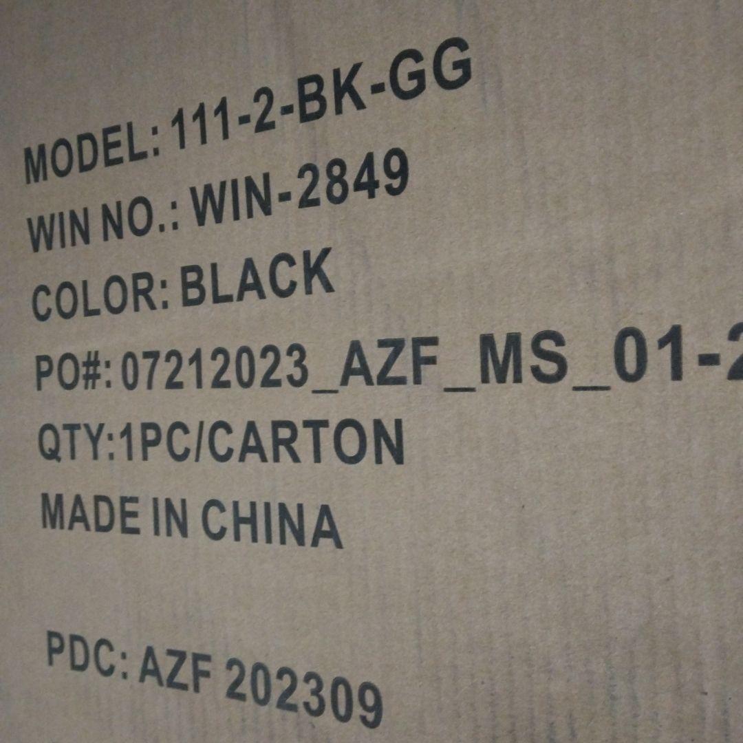 フラッシュファニチャー 2人掛けソファー ブラック 111-2-BK-GG