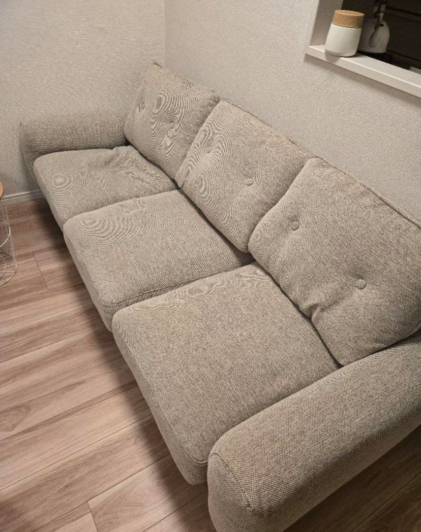 廃盤　unicoウニコ　カバーリングソファ 3シーター BETHANベサン