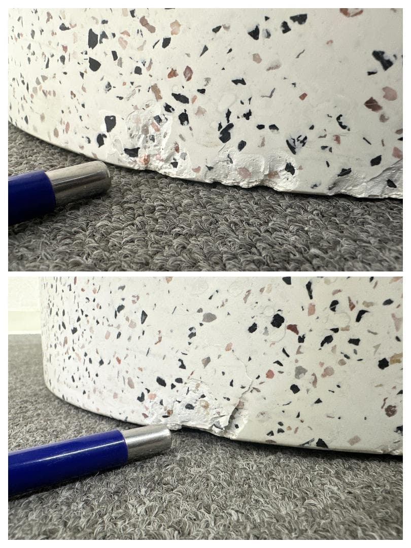 モーダエンカーサ■FUNGI60　コーヒーテーブル　テラゾー　シンプル　ミニマル