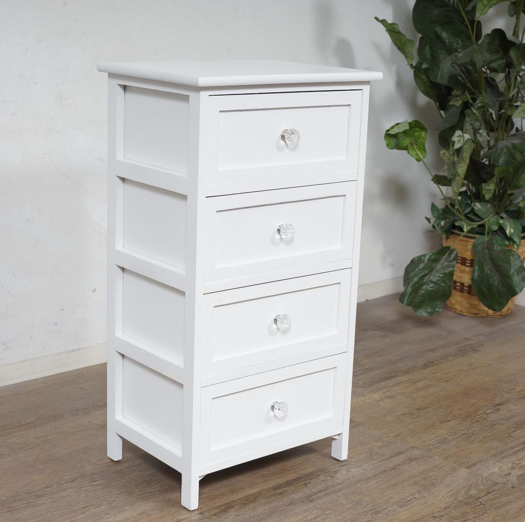 新生活応援】 ランドリーチェスト 4段 パンプキン取っ手 - メルカリ