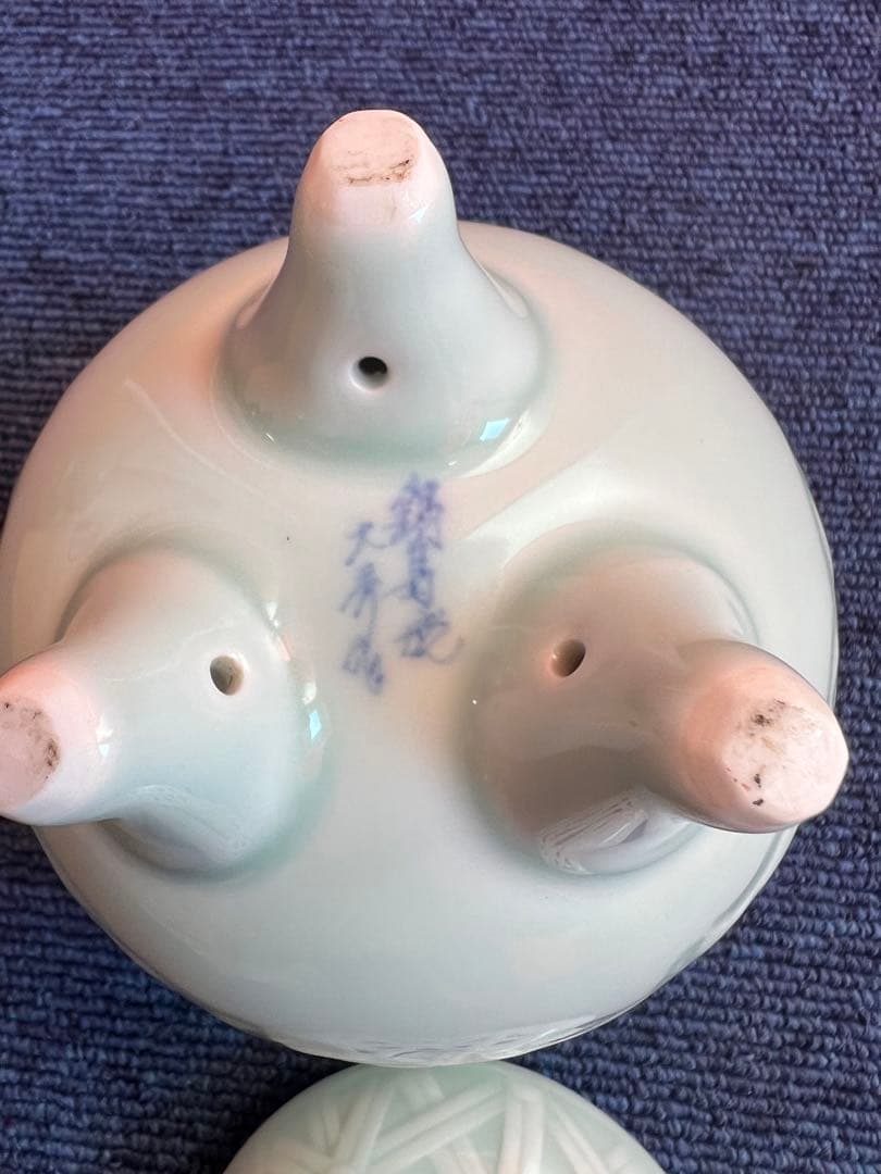 1101 鍋島焼　青磁　香炉