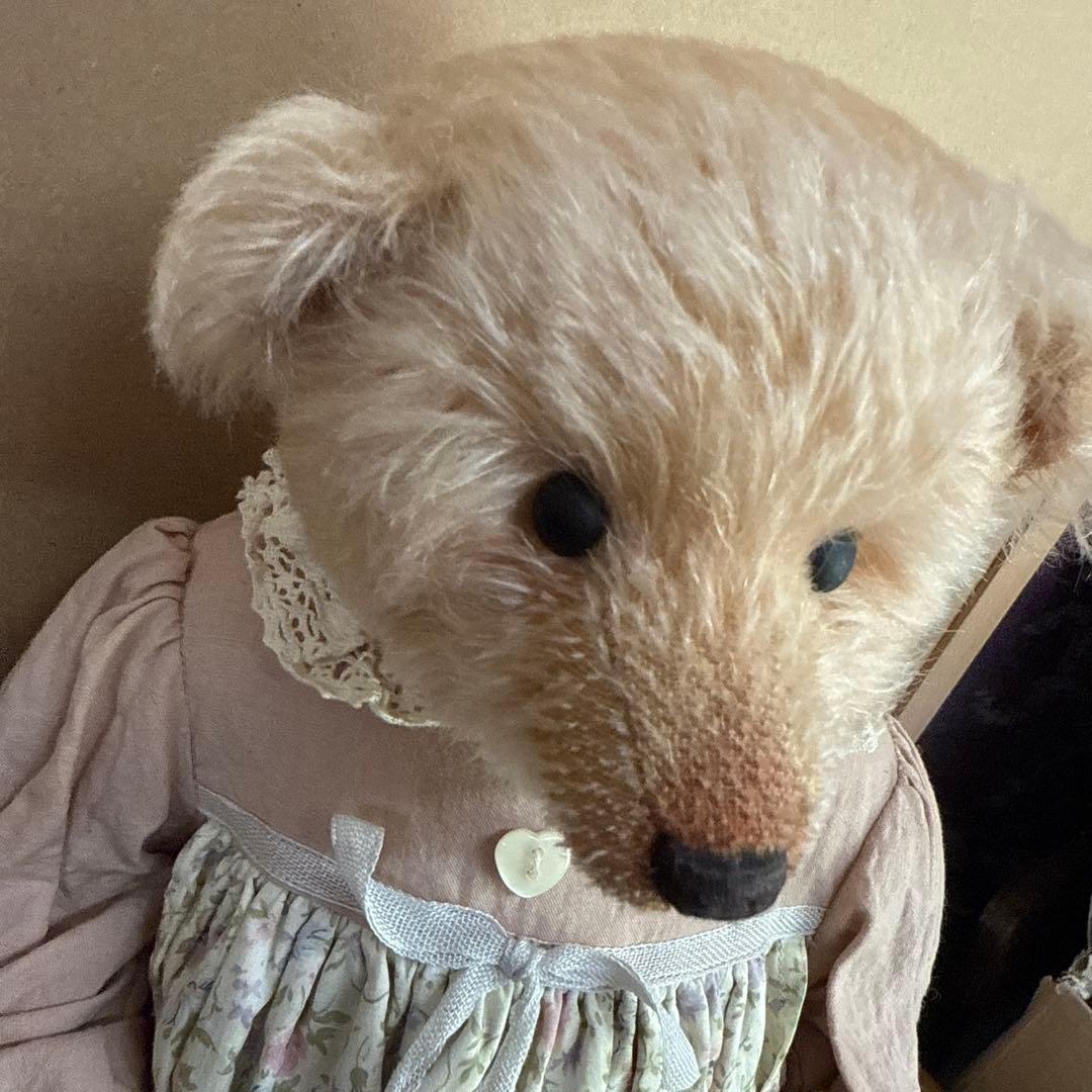 梶原晴美　テディベア　34センチ　美品