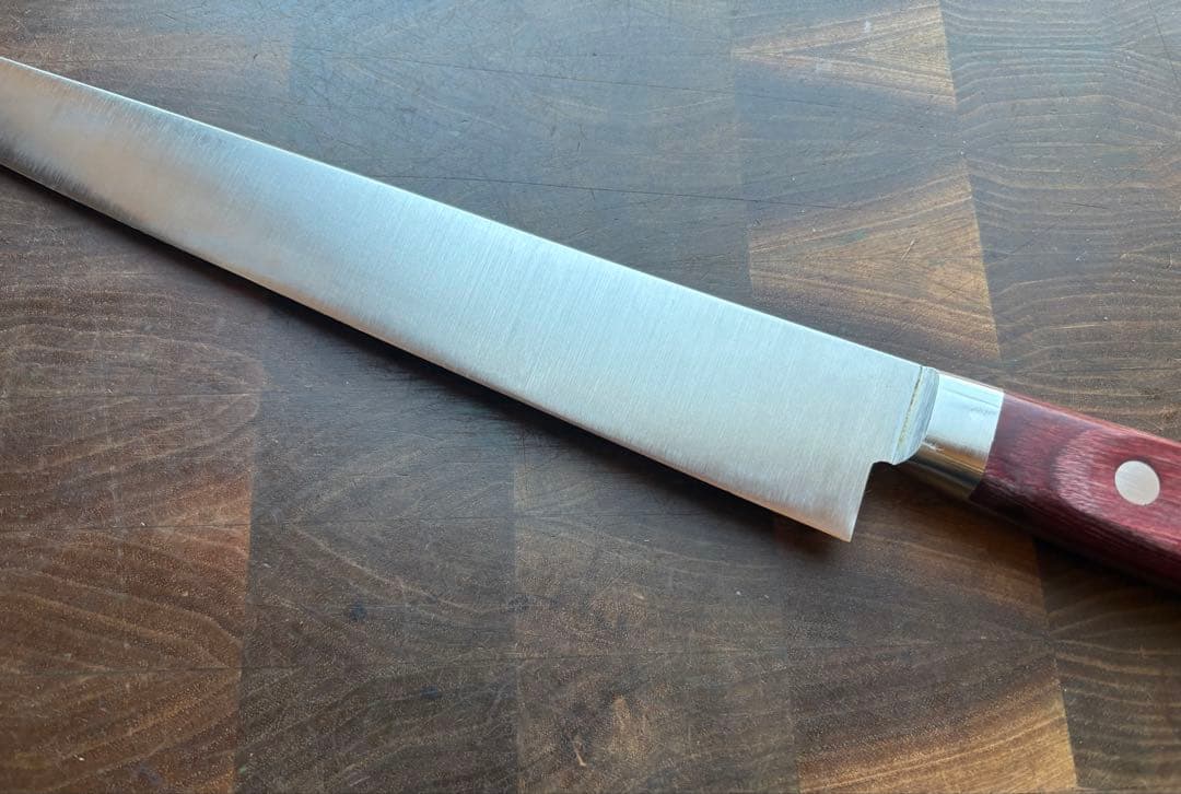 月山義高作　INOX ステンレス　筋引　270mm 包丁　全鋼　洋包丁