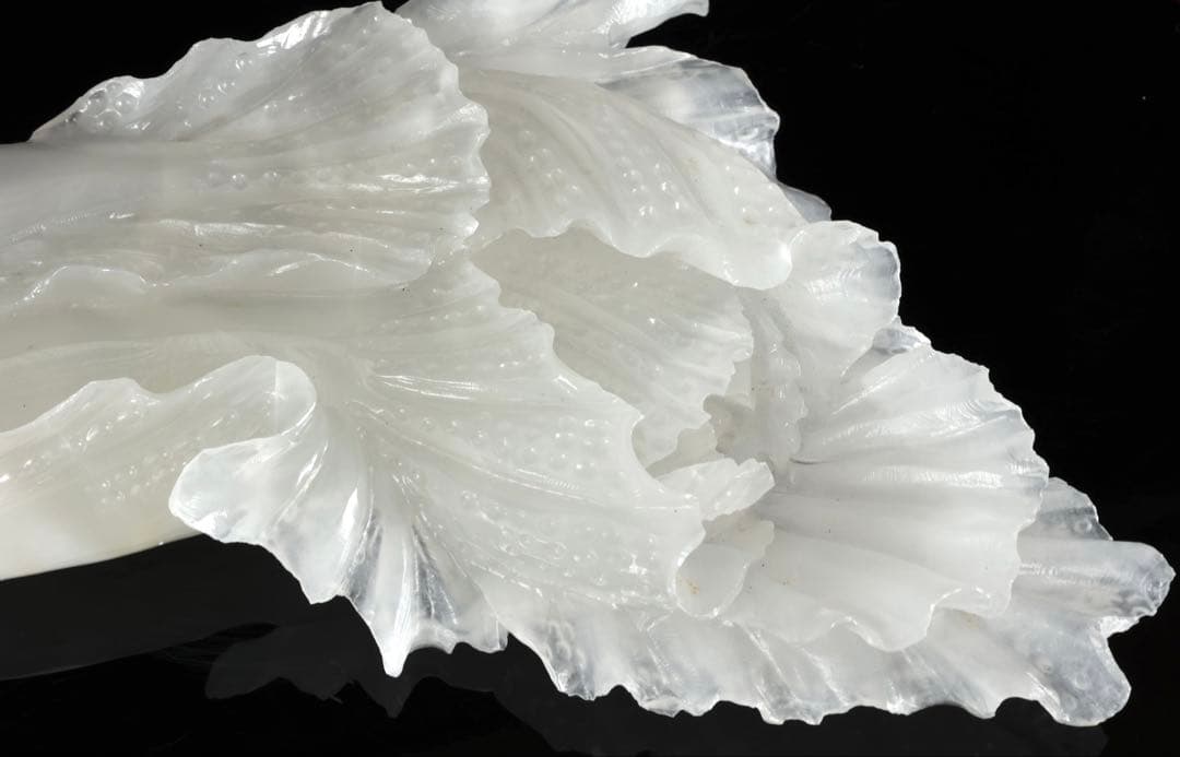 中国美術 白玉彫刻 白菜 置物 飾石 天然石 縁起物 開運 古玩 古美術 骨董品