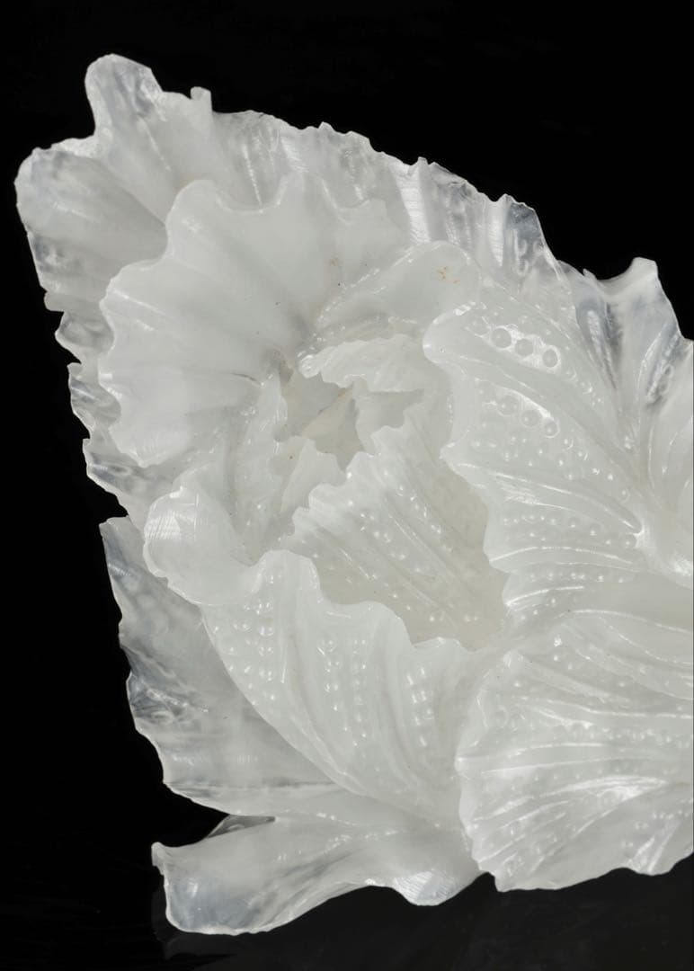 中国美術 白玉彫刻 白菜 置物 飾石 天然石 縁起物 開運 古玩 古美術 骨董品