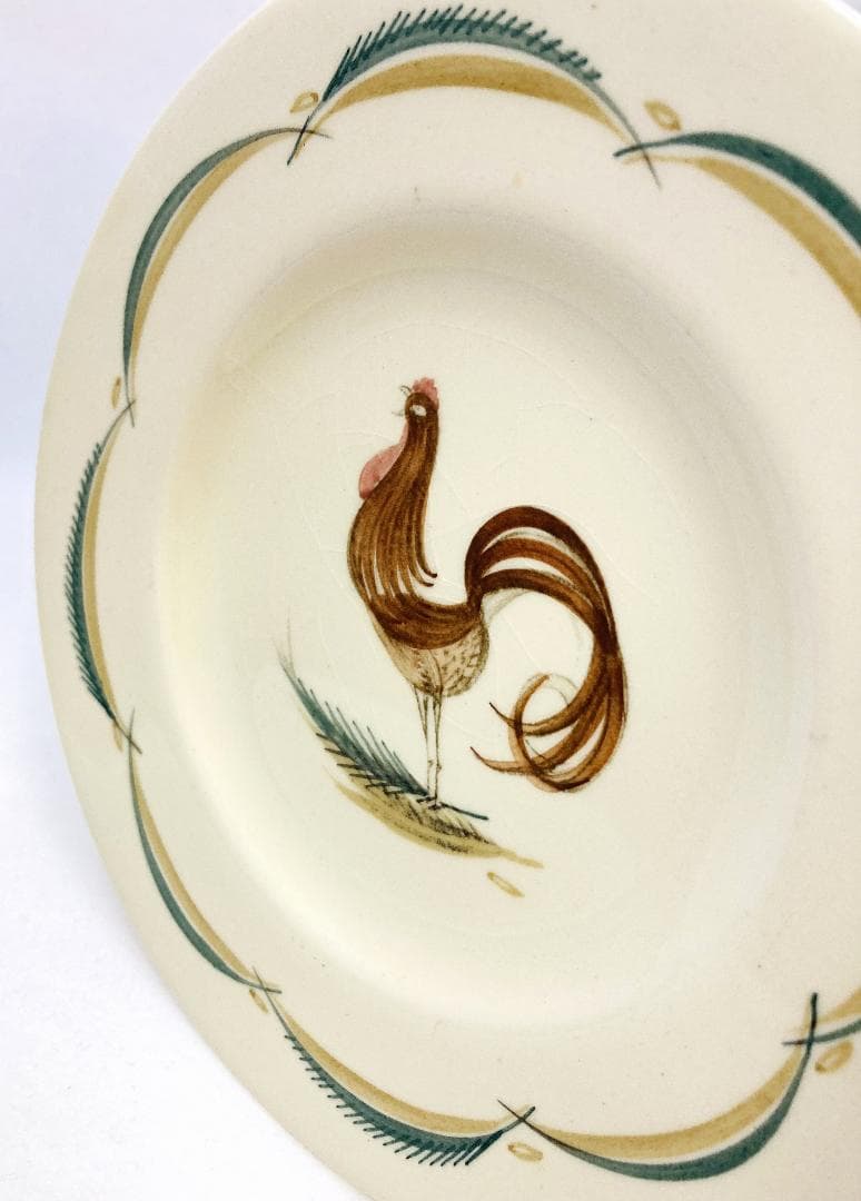 ルースター【レアパターン】サイドプレート 英国 アースンウェア スージークーパー