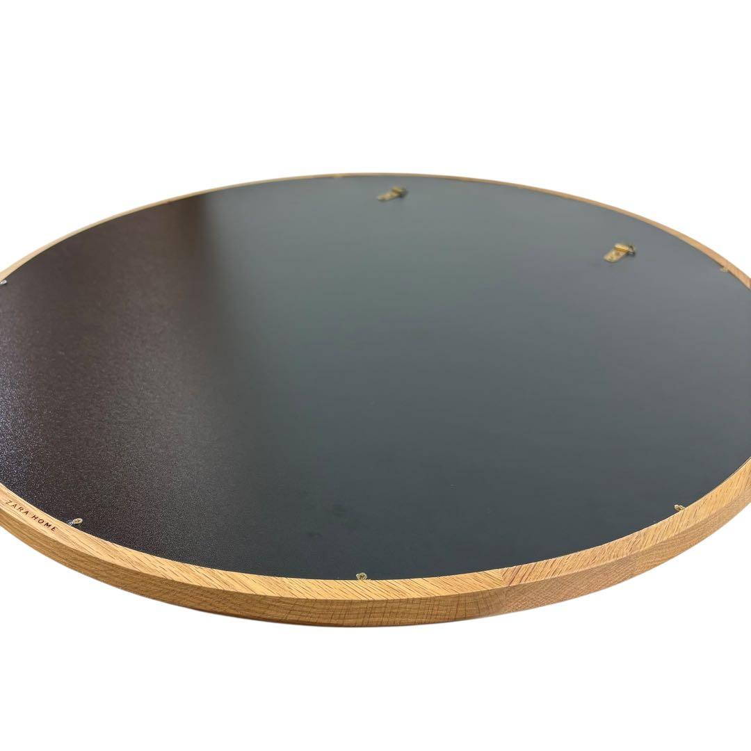 【希少】ザラ ZARA  ウッドウォールミラー 鏡 曲木