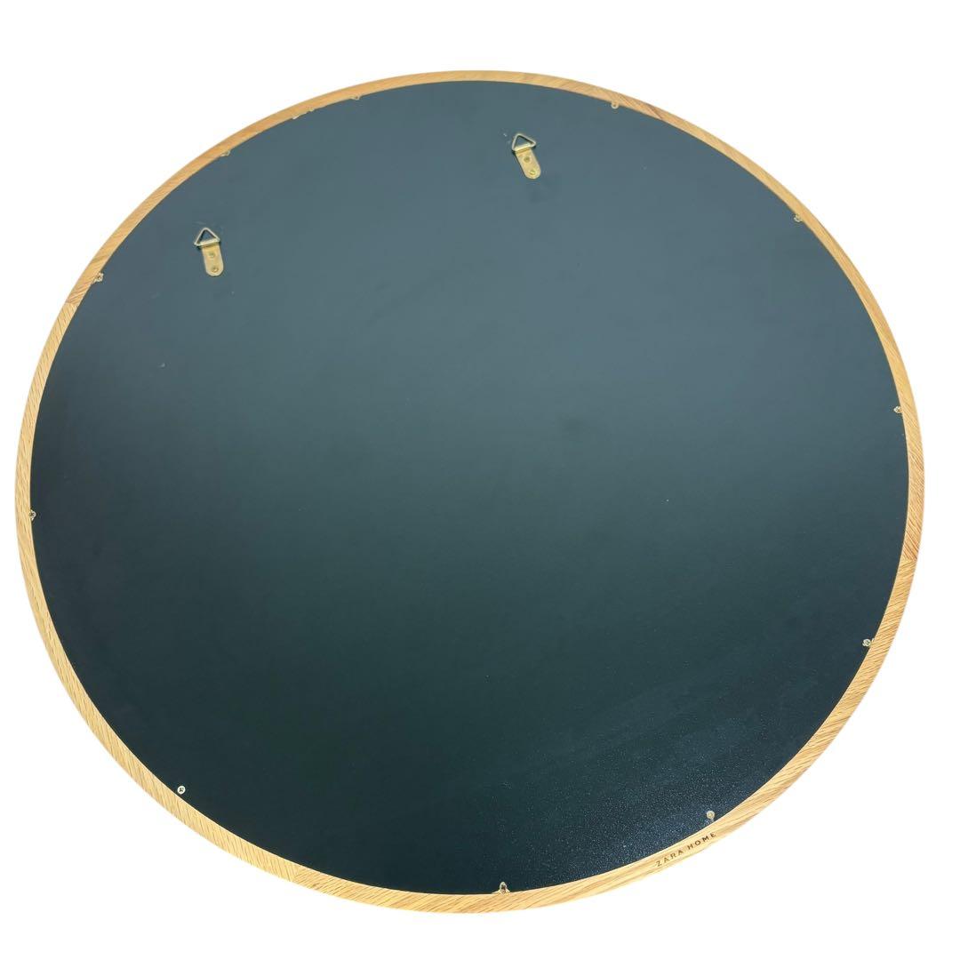 【希少】ザラ ZARA  ウッドウォールミラー 鏡 曲木