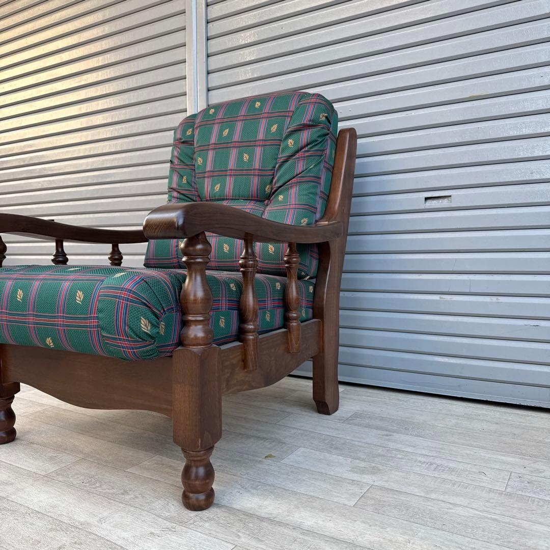 未使用品　スペイン DANVES シングルソファ　ソファ　1人掛け　カントリー②