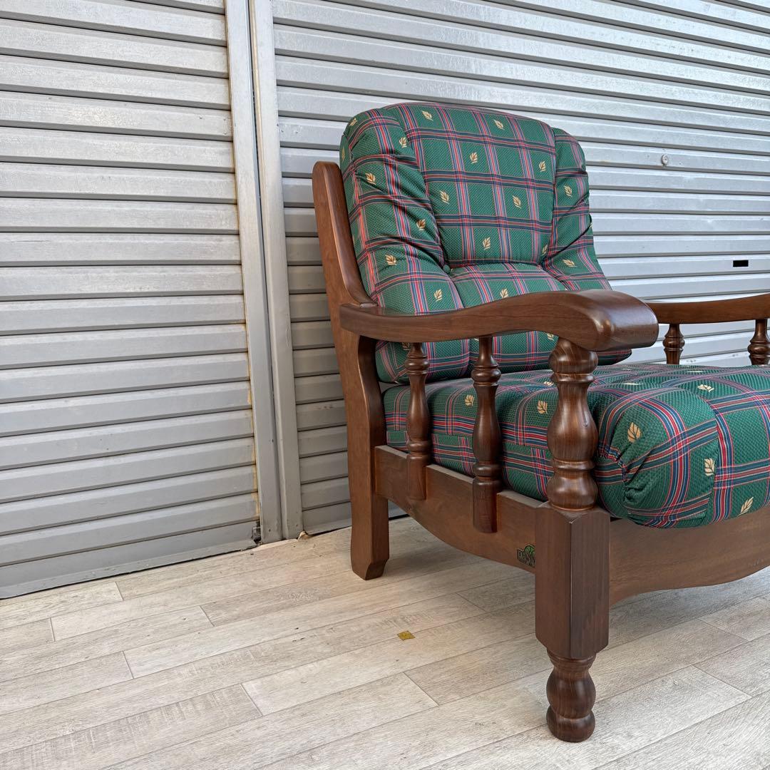 未使用品　スペイン DANVES シングルソファ　ソファ　1人掛け　カントリー②