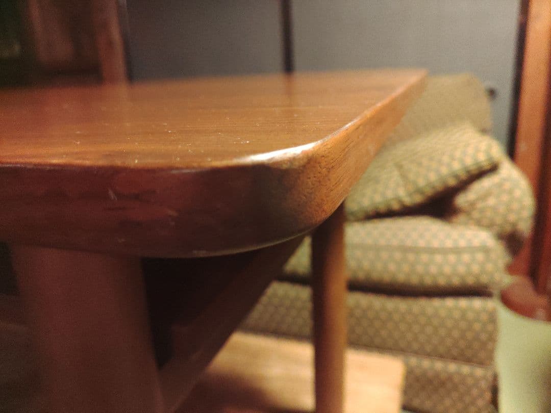 希少　MUJI 無印良品　ミドルテーブル　ウォールナット　天然木　廃盤品　レア