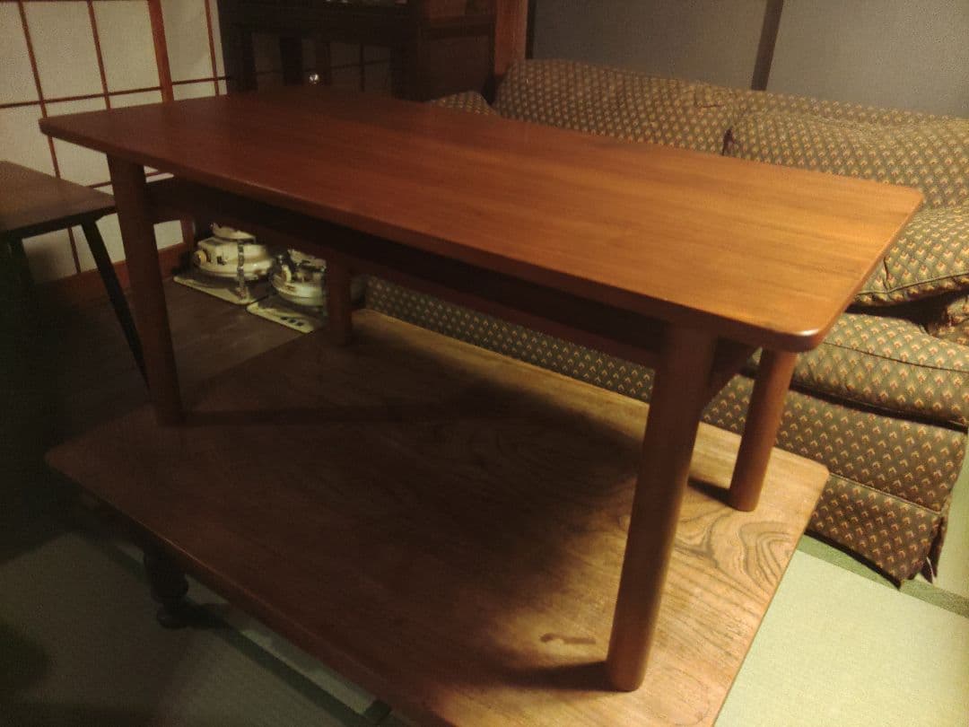 希少　MUJI 無印良品　ミドルテーブル　ウォールナット　天然木　廃盤品　レア