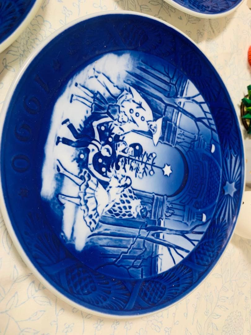 【未使用品】ロイヤルコペンハーゲン　クリスマスプレート　5枚セット