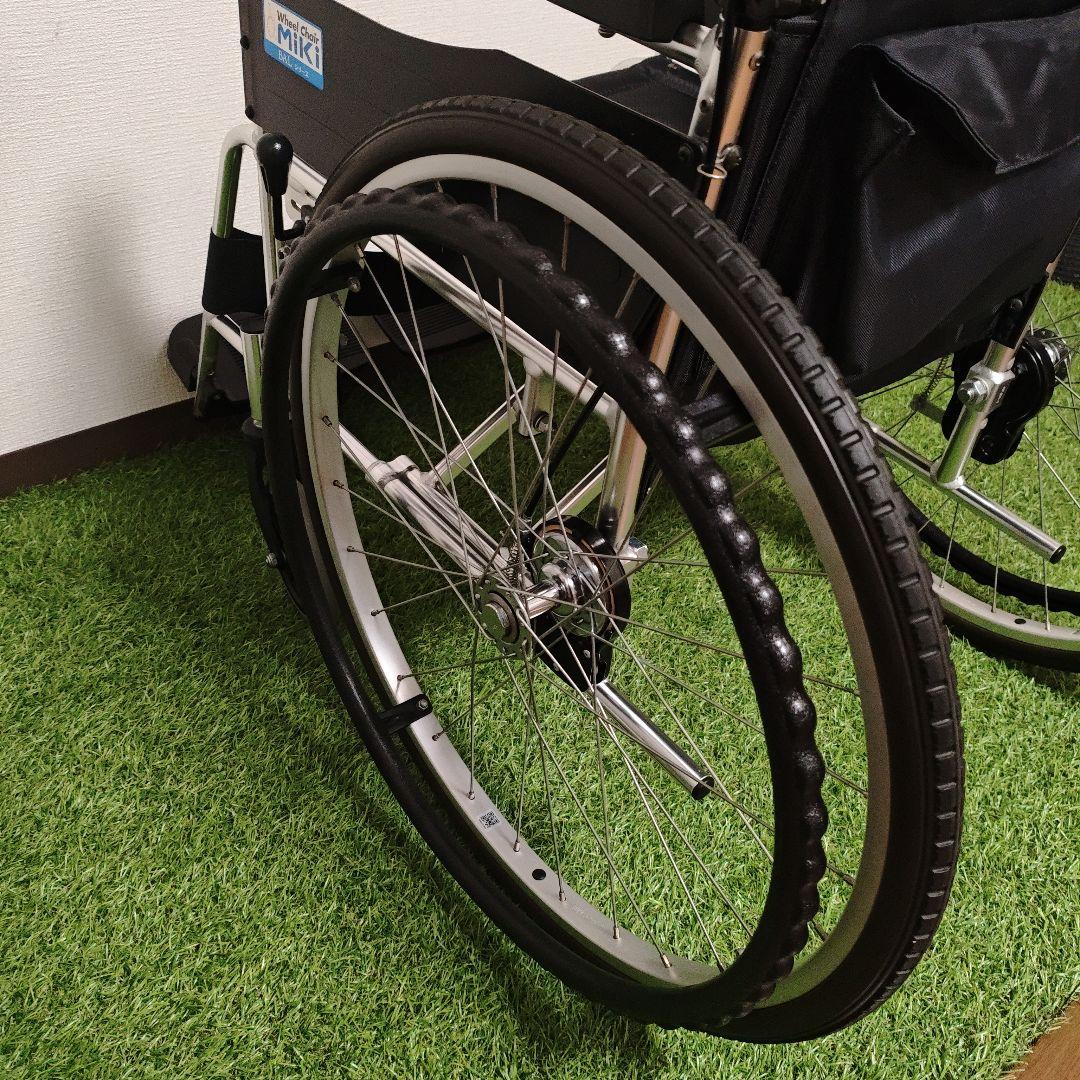 ミキ 自走式 車椅子 ノーパンクタイヤ BAL-1