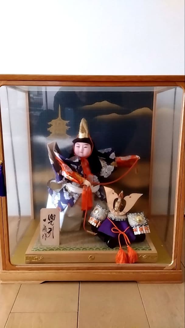 一扇 作 五月人形「兜引」