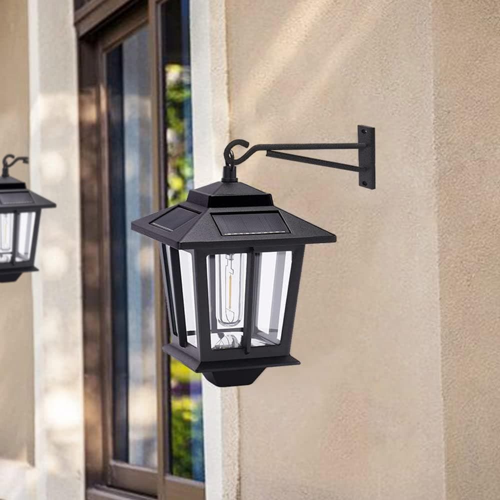 レトロ アンティーク 自動点灯 ソーラーライト 2個セット