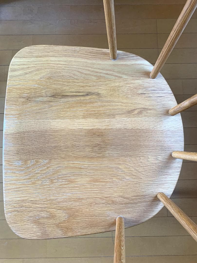 無印良品　オーク材アームチェア