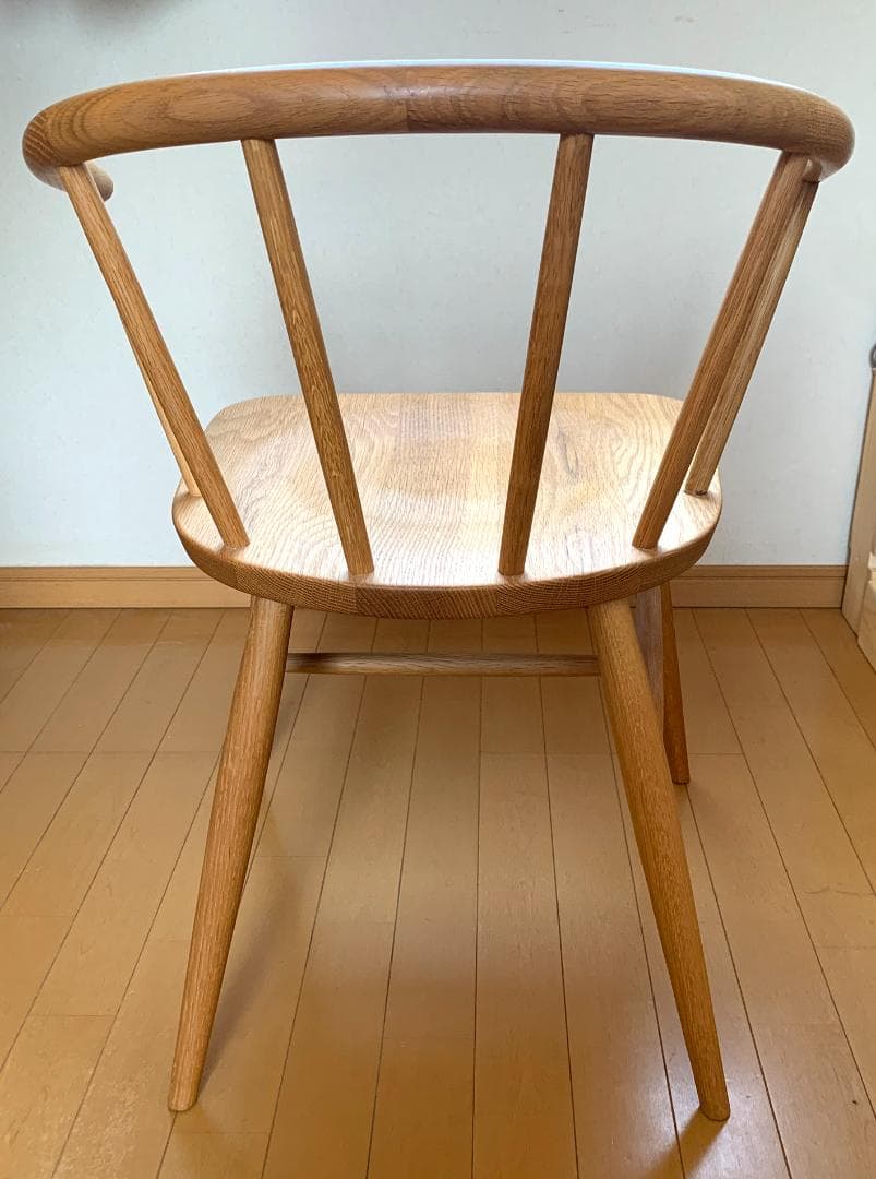 無印良品　オーク材アームチェア