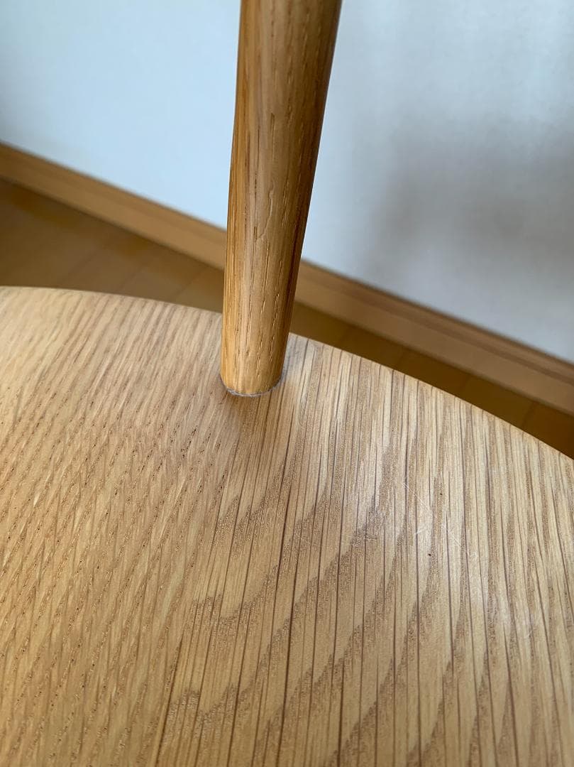 無印良品　オーク材アームチェア