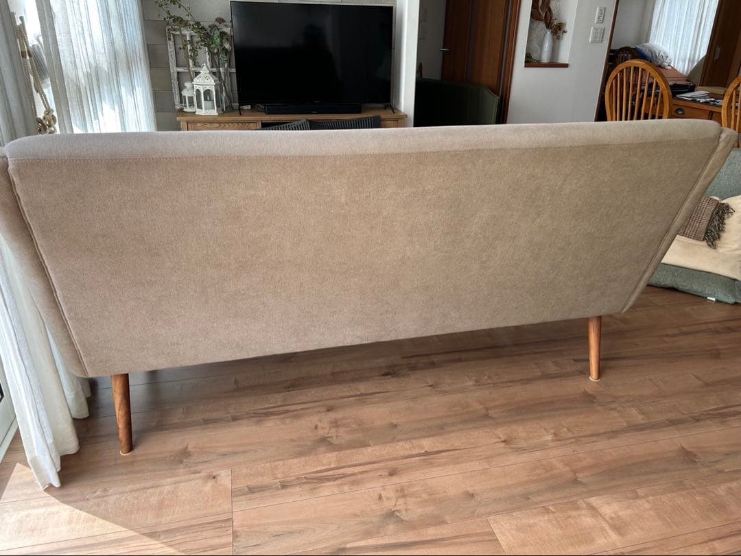 KOLN(コルン)2.5Pソファ　ウォールナット材　ファブリック 　関家具