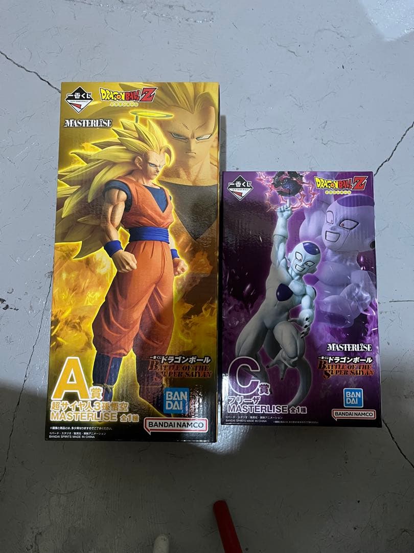 1番くじ ドラゴンボール MASTERLISE 孫悟空 フリーザ 睨み合う悟空＆フリーザのフィギュアが当たる！「一番くじ