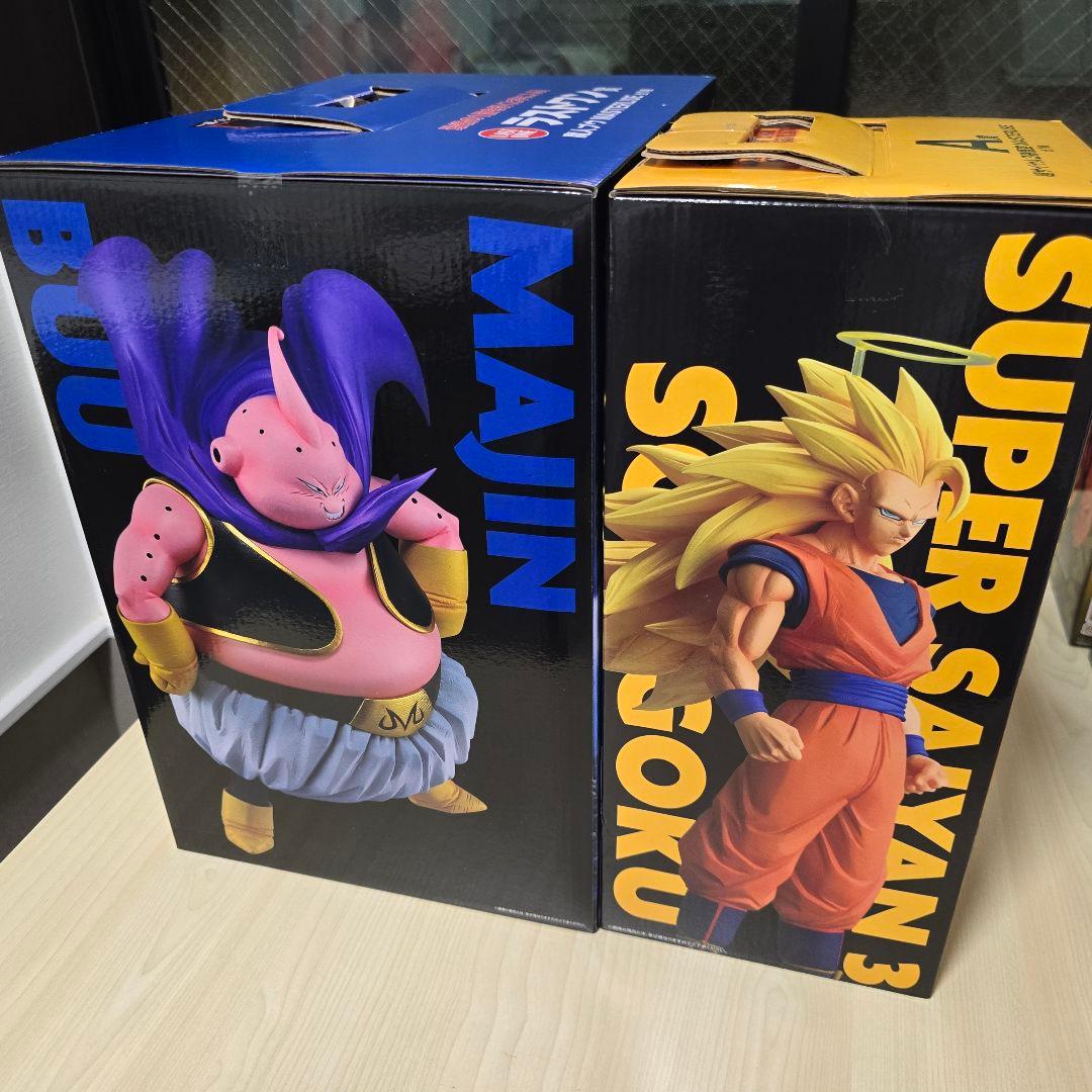 一番くじ ドラゴンボール神セット！ A賞&ラストワン　超サイヤ人3悟空&魔人ブウ