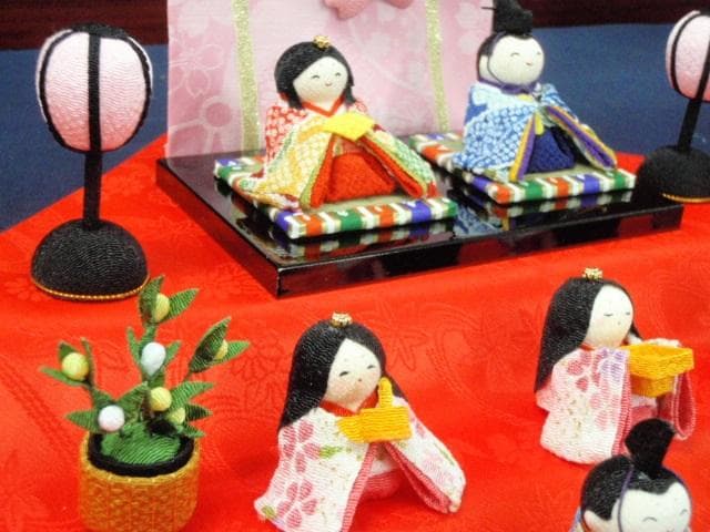 さらに値下！即納●新品！47幅 ちりめん ひな人形 １０人揃い 雛人形 京都製●