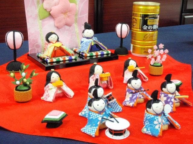 さらに値下！即納●新品！47幅 ちりめん ひな人形 １０人揃い 雛人形 京都製●