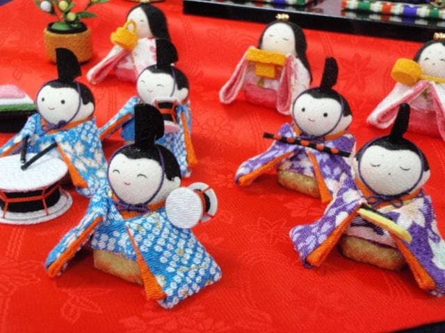 さらに値下！即納●新品！47幅 ちりめん ひな人形 １０人揃い 雛人形 京都製●