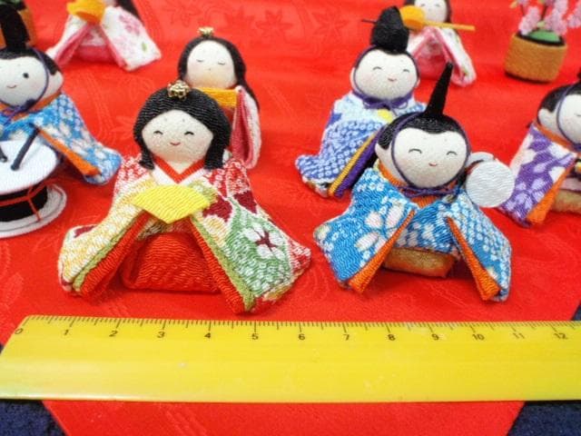 さらに値下！即納●新品！47幅 ちりめん ひな人形 １０人揃い 雛人形 京都製●